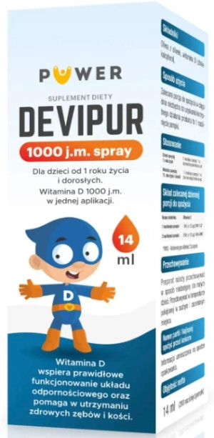 Devipur Witamina D w kroplach 14 ml