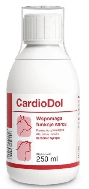 Dolvit Cardiodol wspomagający pracę serca dla psów i kotów 250 ml
