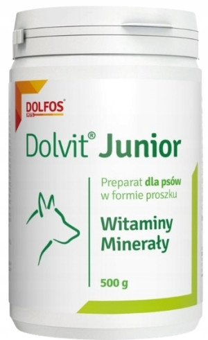 Dolvit Junior Witaminy i minerały dla psa 500 g