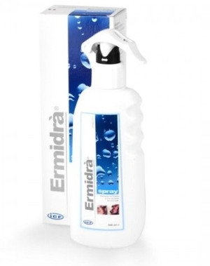 Ermidra Spray na suchą skórę dla psów i kotów 300ml