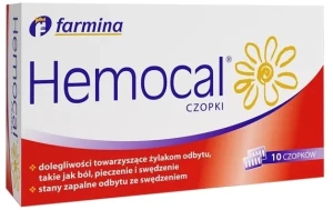 Hemocal czopki 10 sztuk
