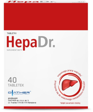 Diather Hepadr 40 tabletek