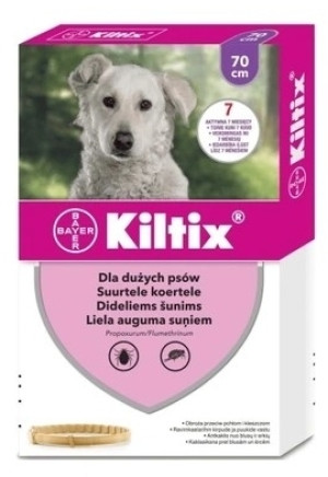 BAYER Kiltix Obroża dla dużych psów 70 cm