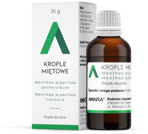 Krople miętowe 35 g Amara