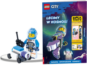 LEGO City Lecimy w kosmos książka + figurka 1 sztuka