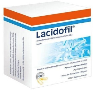 Lacidofil 60 kapsułek