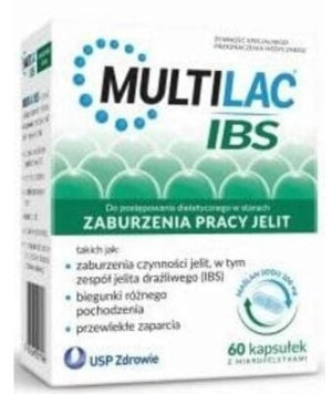 Multilac IBS maślan sodu 300 mg 60 kapsułek, 60 kapsułek