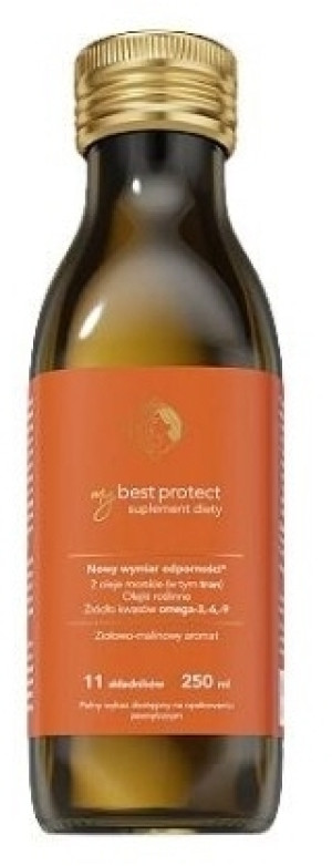 MyBestProtect olej o smaku malinowym 250 ml
