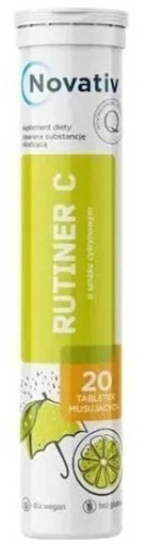Novativ Rutiner C 20 tabletek