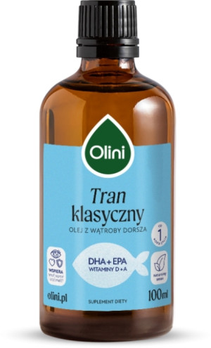 Olini Tran z wątroby dorsza 100 ml