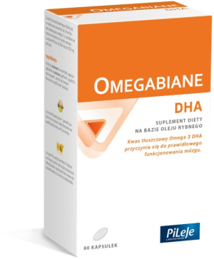 Omegabiane DHA 80 kapsułek