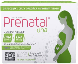 Prenatal DHA (kwasy omega – 3: DHA + EPA) W ciąży i podczas karmienia piersią, 30 kapsułek