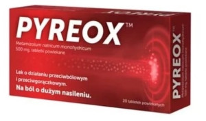 Pyreox, 500 mg, 20 tabletek