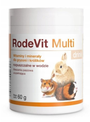 Rodevit Multi Drink Witaminy i minerały dla królików i gryzoni 60 g