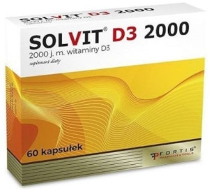 Solvit D3 2000 60 kapsułek