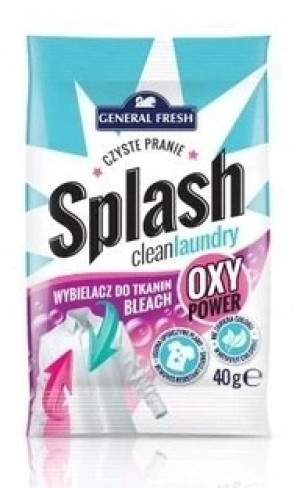 Splash Wybielacz do tkanin w proszku bez chloru 80 g