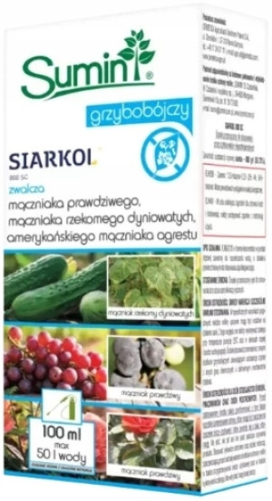 Sumin Siarkol 800sc środek grzybobójczy, zwalcza mączniaki warzyw 100 ml