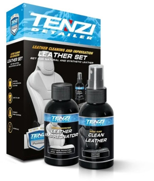 TENZI Detailer Leather Set Zestaw do czyszczenia skóry i impregnacji 2x100ml