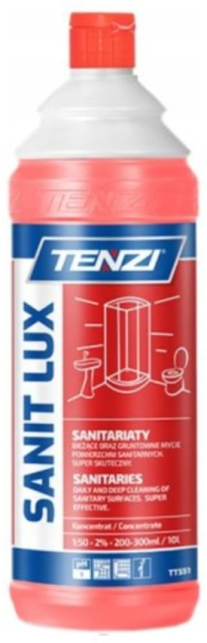 TENZI SANIT LUX - Płyn do sanitariatów łazienek - 1L