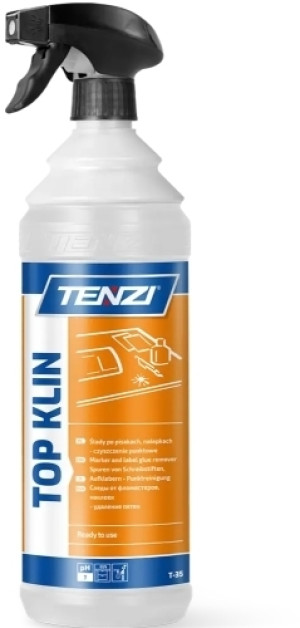 TENZI Top KLIN - Preparat czyszczący do szkoły i biura - Ślady po długopisach, pisakach, tuszach, niektórych farbach - 1L