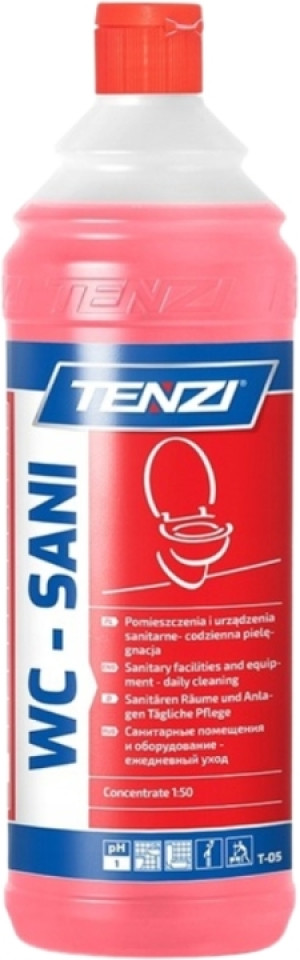 TENZI WC Sani – koncentrat do mycia toalet i urządzeń sanitarnych 1 L
