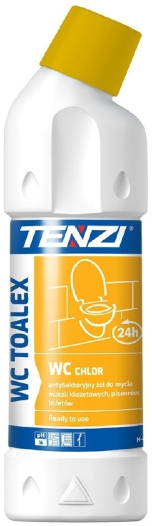 TENZI WC TOALEX - Żel do toalety - Płyn do dezynfekcji toalety - 0,75L