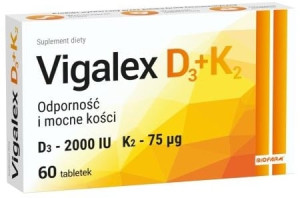 Vigalex D3 + K2 60 tabletek