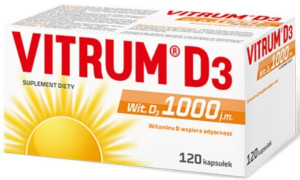 Vitrum D3 1000 120 kapsułek