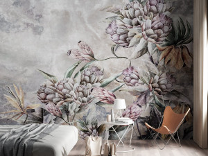 Tapeta na wymiar Heliconia Wallcraft fototapeta ścienna ekskluzywna do salonu, sypialni, łazienki, kuchni