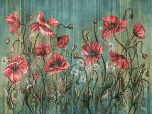 Tapeta na wymiar Rosella 180x255 Wallcraft fototapeta ścienna ekskluzywna do salonu, sypialni, kuchni, łazienki