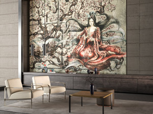 Tapeta na wymiar Sakura Art. 490 32 2102 Wallcraft fototapeta ścienna ekskluzywna do salonu, sypialni, łazienki, kuchni