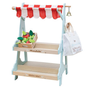 LE TOY VAN Drewniany stragan | zabawa w sklep supermarket