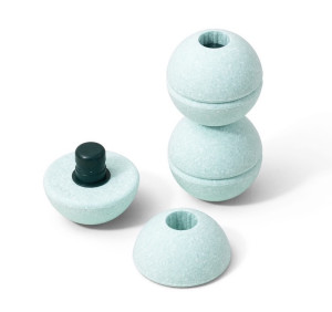 MODU - Foam Balls zestaw 3 piłek piankowych, ocean mint / forest green