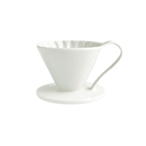 Cafec Flower Cup 1 - dripper ceramiczny (rozmiar 01) biały