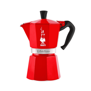 Bialetti Moka Express Nutcracker (6TZ) - kawiarka (240 ml) czerwona