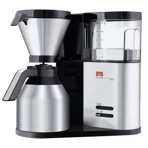 Melitta AromaElegance Therm 1012-04 - Ekspres do kawy (czarny ze stalą nierdzewną)