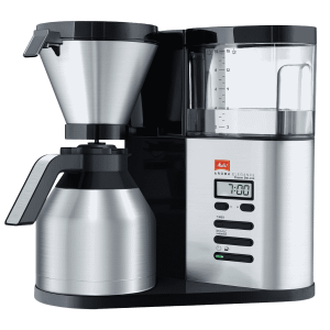 Melitta AromaElegance Therm DeLuxe 1012-06 - Ekspres do kawy (czarny ze stalą nierdzewną)