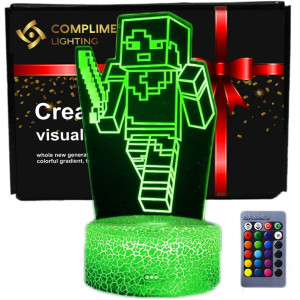 Lampka nocna Personal 3D Lamp LED USB pilot Minecraft