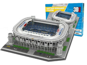 Stadion piłkarski - SANTIAGO BERNABEU - FC Real Madryt - Puzzle 3D 101 el