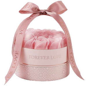 Flower Box – Hiszpańskie Rubinowe Róże Mydlane „Red Charm Collection”
