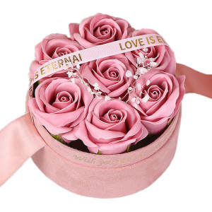 Flower Box – Holenderskie Pudrowe Róże Mydlane „Sweet Charm Collection”