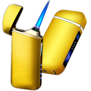 Zapalniczka Plazmowa Premium Dotykowa USB 3 generacji złota