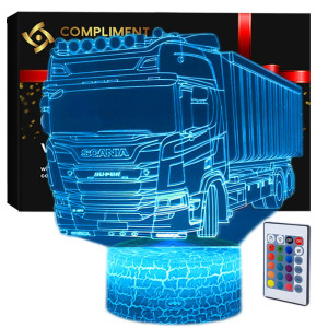 Lampka 3D led usb TIR SCANIA