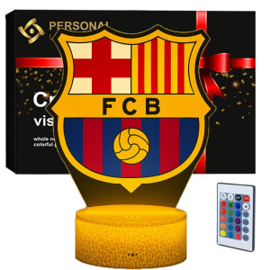 Lampka nocna Personal 3D Lamp LED USB pilot FC Barcelona z nadrukiem