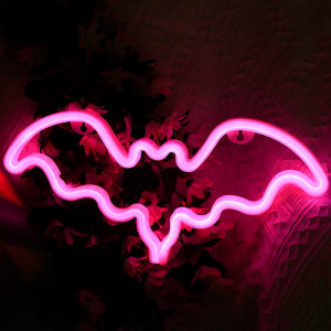 Gotowy Neon led USB na ścianę znak Nietoperz