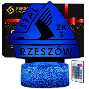Lampka Nocna 3D lampa Liga polska piłka nożna Stal Rzeszów