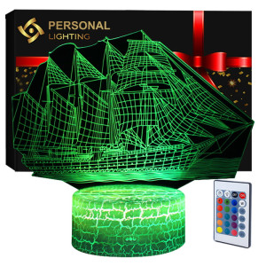 Lampka nocna Personal 3D Lamp LED USB pilot Statek