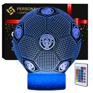 Lampka nocna Personal 3D Lamp LED USB pilo Manchester City Piłka