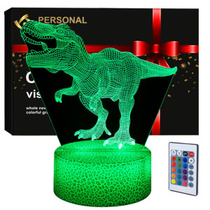 Lampka 3D nocna led usb na prezent T-Rex Dinozaur