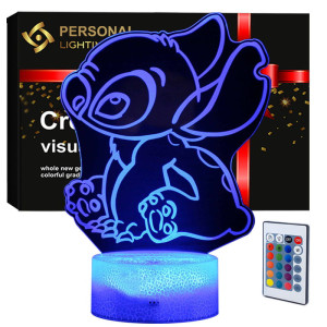 Lampka 3D nocna led usb na prezent Lilo i Stitch Bajka